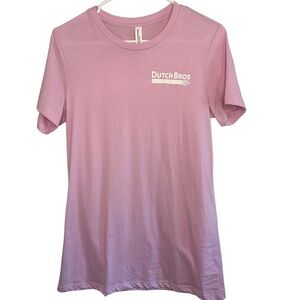 Dutch Bros Women’s Pink/Purple NEW Classic Employee T-Shirt Rare ColorDB 1992
